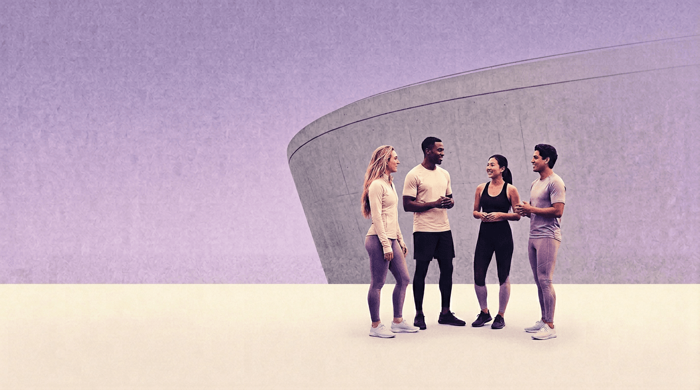 A small crew gathered at the curving concrete dome at the end of a run.